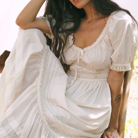 NWOT Christy Dawn Brynne Dress in Pearl - Picture 4 of 15